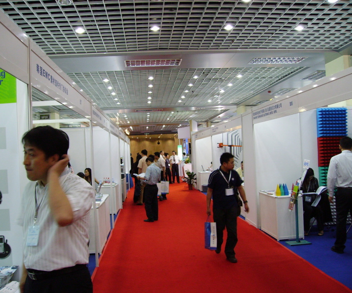 Exhibitors at an exhibition