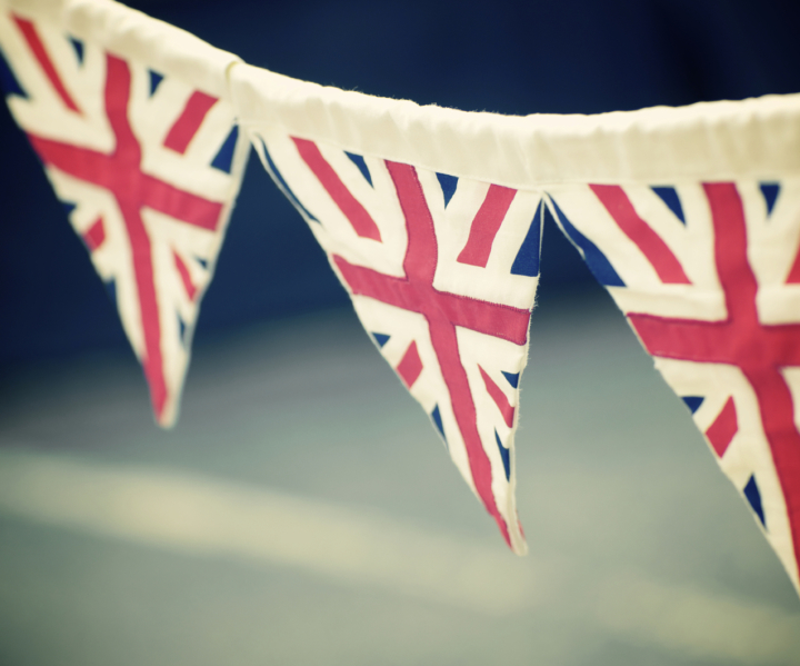 Bunting for a street party